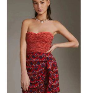 NWT, Anthropologie Womens Dolan Left Coast  Ruffle Mini Skirt Size S